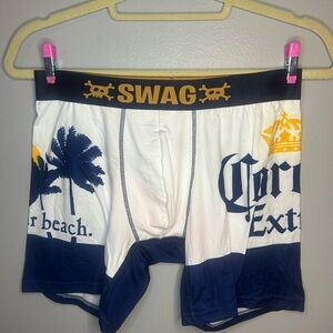 NWOT Adult Corona Extra Beer Logo Stretch Unisex Boxer Briefs